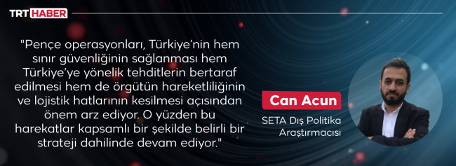 Irak'ın kuzeyinde nitelikli temizlik: Pençe operasyonları